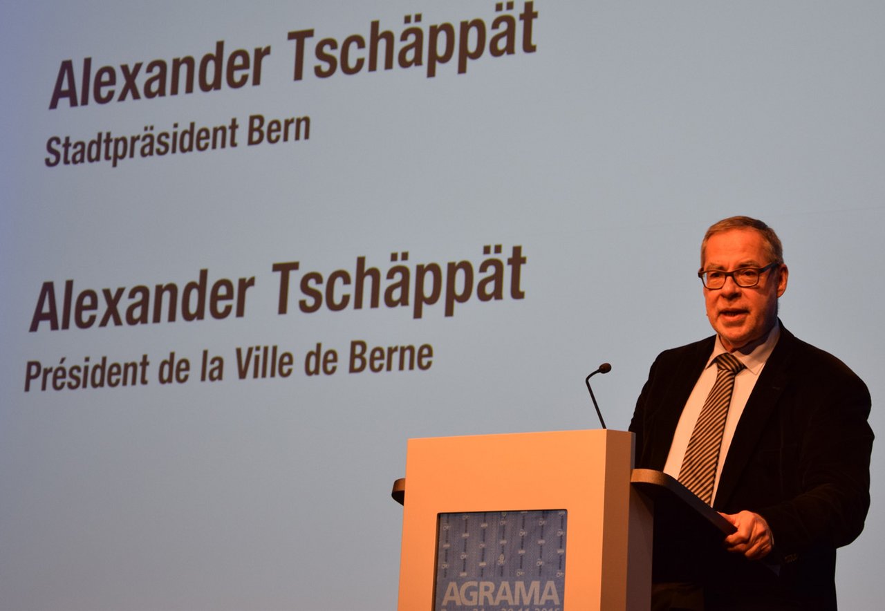 Der Berner Stadtpräsident Tschäppät gab eine launige Abschiedsrede.