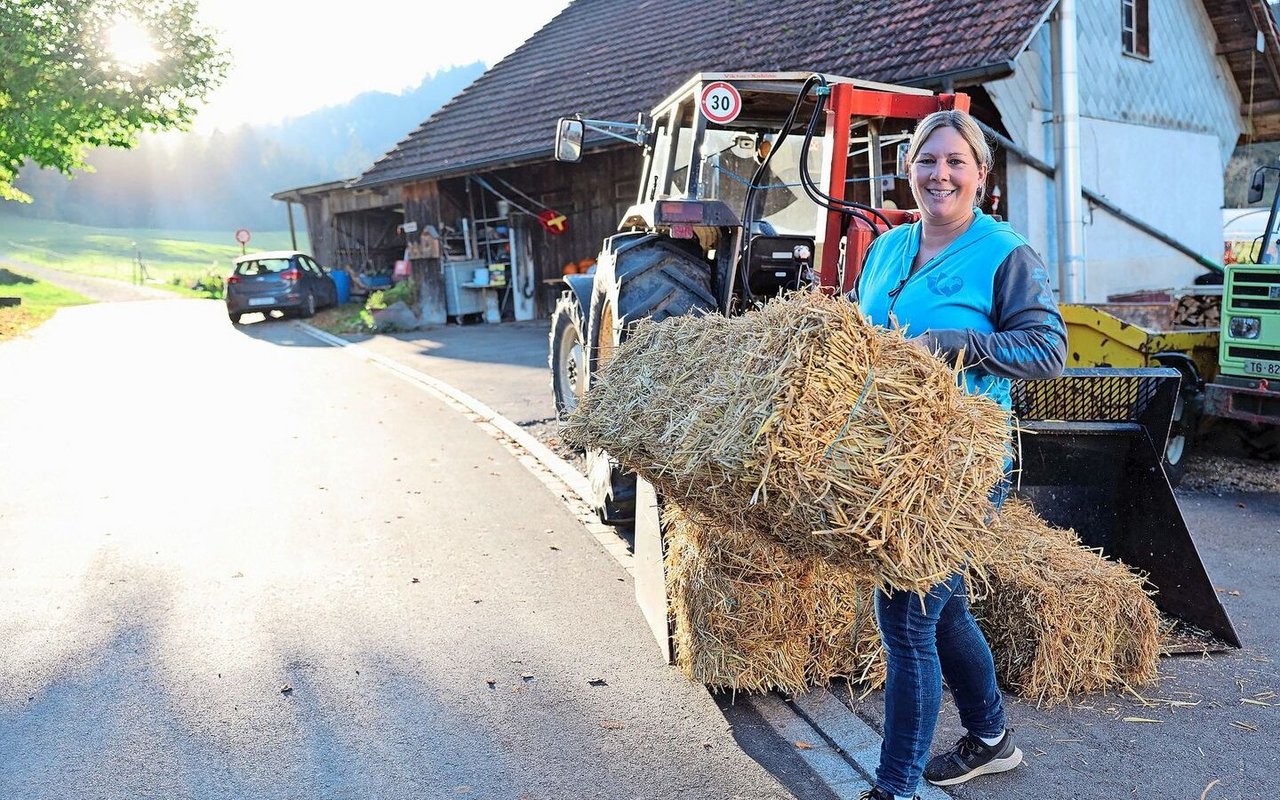 Andrea Weber ist die zweite Betriebsleiterin auf dem Iltishof.