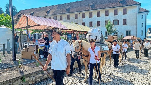 Bild des Säumerfests in Stans NW: Das Culinarium Alpinum will kulinarische Traditionen bewahren und nachhaltige Entwicklungen fördern.