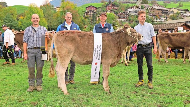 Das schönste OB-Rind war die ausbalancierte Orbiter-Tochter Oraika von Peter Huser, Ennetbürgen.