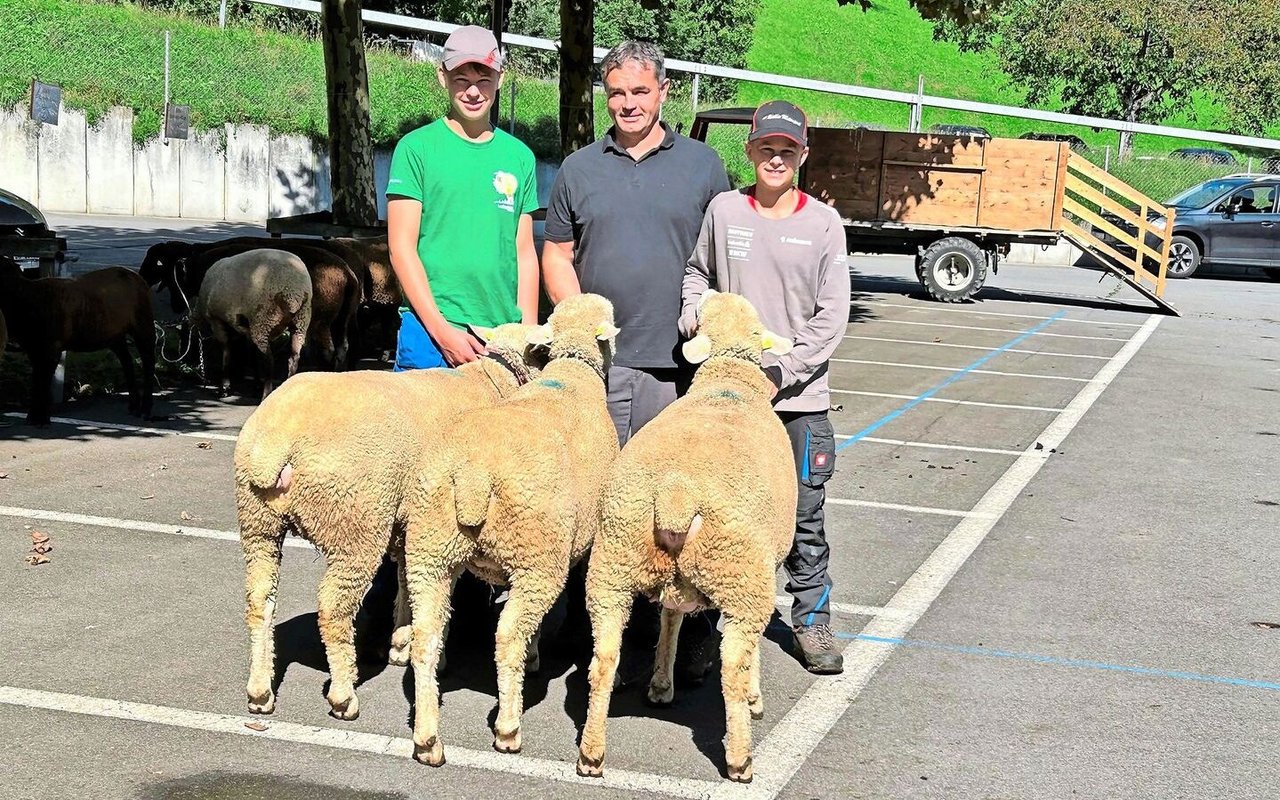 Der Betriebscup-Sieg beim Weissen Alpenschaf ging an die Familie Ettlin aus Kerns.