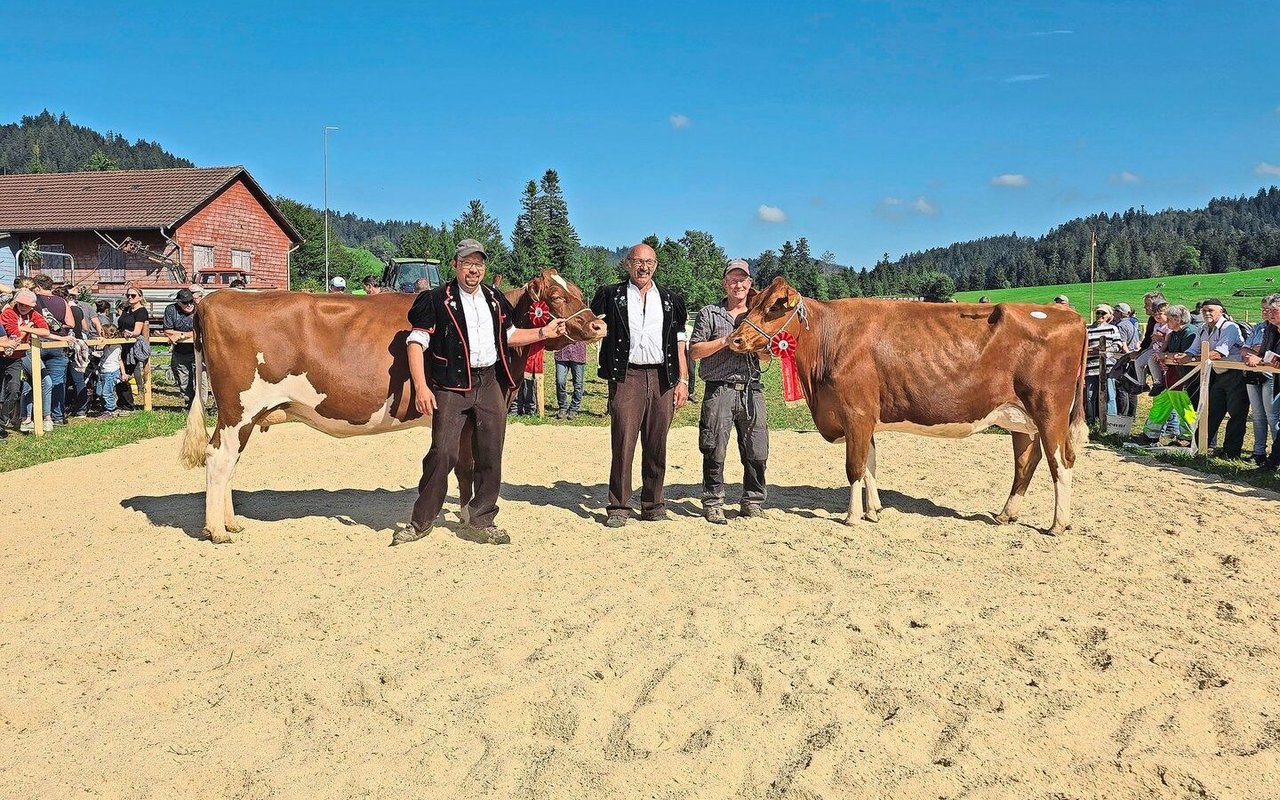 Die Miss SF (l.) Tornado Troja von Ruedi und Sylvia Strahm sowie die Schöneuter Lorbas Grenada von Florian Wegmüller.