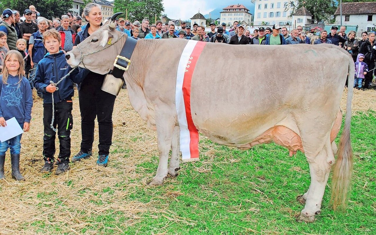 Miss OB Schwyz: Titelverteidigerin Wenger Wyna von Martin Reichmuth, Rothenthurm.