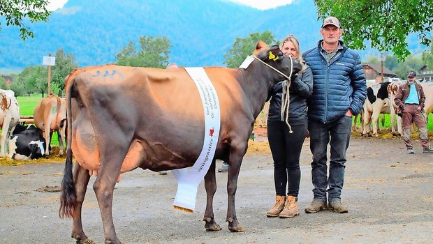 Jane von Jasmin und Christof Küchler, Kägiswil, war die schönste Jersey-Kuh in Giswil.