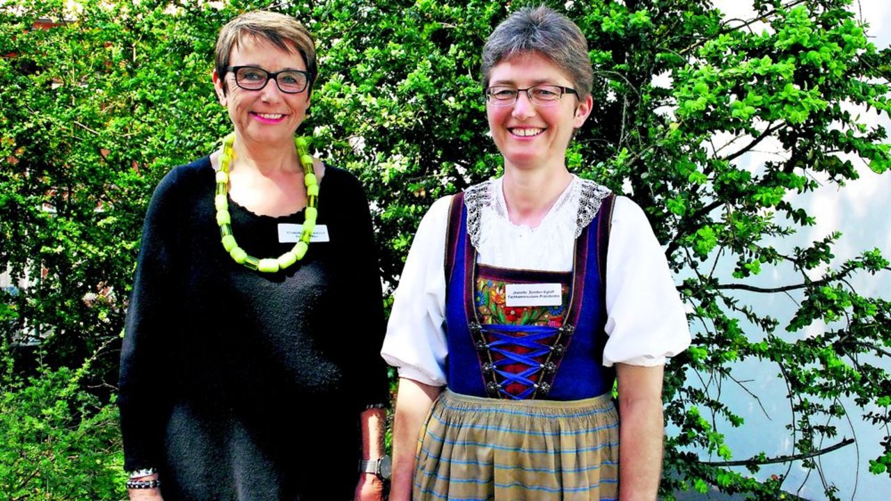 Elisabeth Kurth (links) und Jeannette Zürcher neu in der Vorstand gewählt worden. (Bilder: Esther Zimmermann)