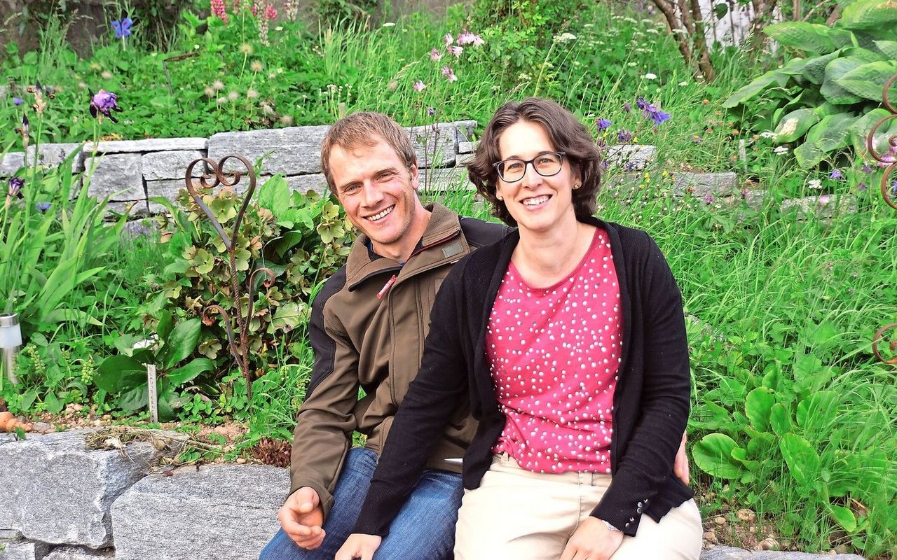 Eine gemeinsame Leidenschaft von Anita und Florian Albert ist das Gärtnern.