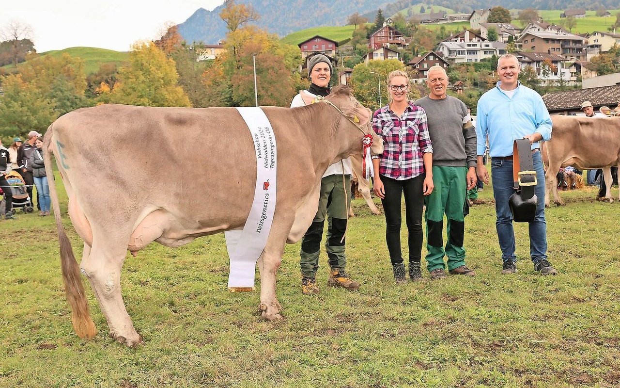 Miss Nidwalden Original Braunvieh wurde Lewin Silber von Theo und Irene Odermatt, Obbürgen.