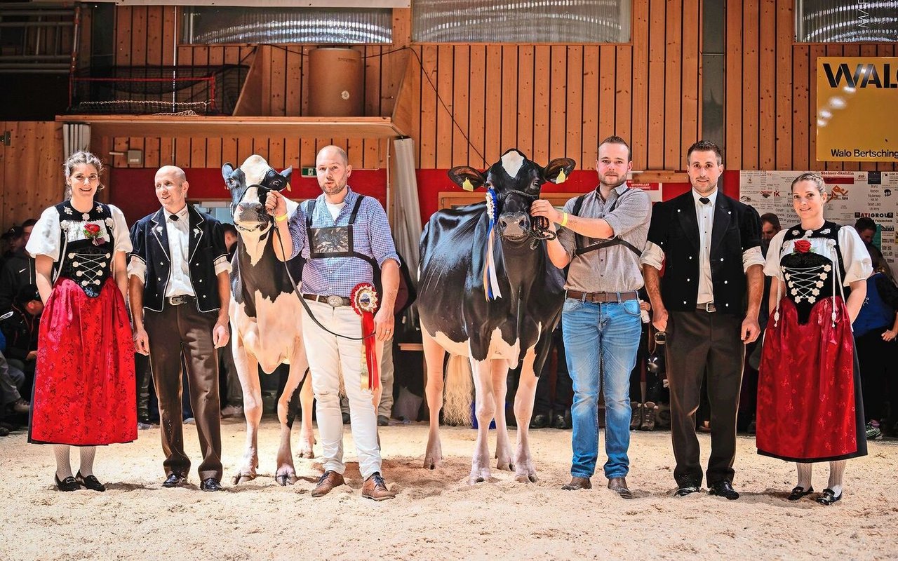 Miss Red Holstein/Holstein: Sihu Sidekick Mara (l.), Ueli Siegenthaler; Miss Schöneuter: La Cerlière Legend Odessa, Fabian Herren.