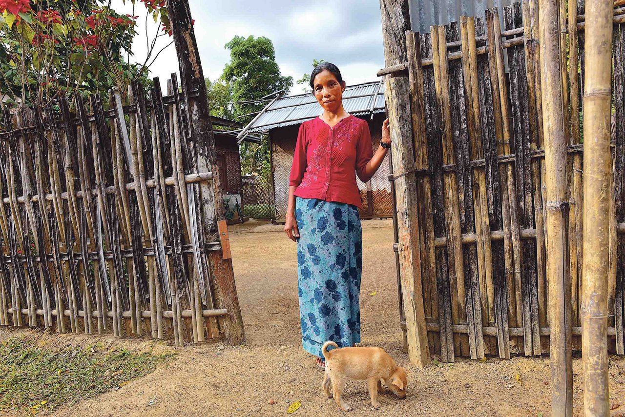 Inspiriert von den bäuerlichen Verbänden in der Schweiz hat Lar Mya Mee in ihrem Dorf in Burma eine Frauengruppe gegründet. (Bild Lorenz Kummer)