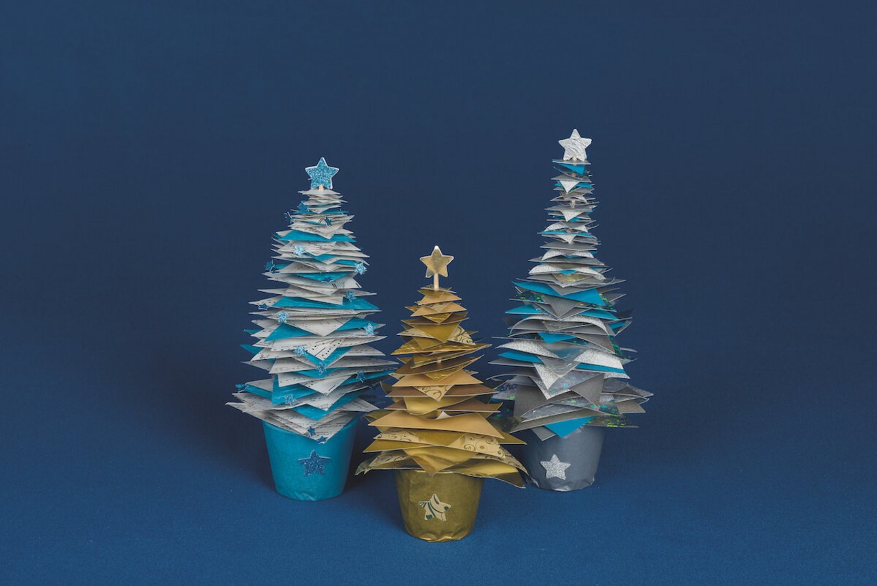 Advent: Sternen-Baum zum Selbermachen. (Foto: Miriam Kolmann)