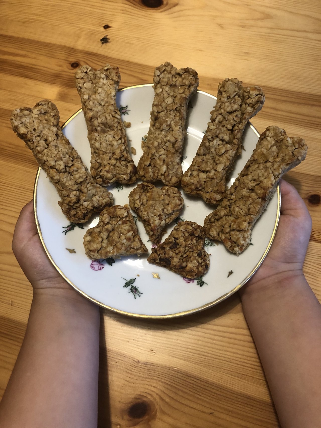 Gebacken und ausgekühlt sind die Hunde-Leckerlis fertig. (Bild Lisa McKenna)