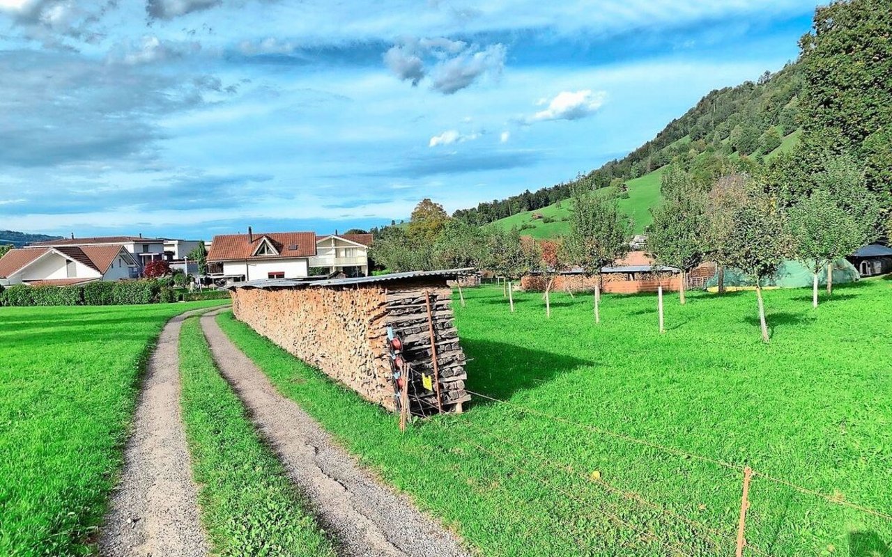 Ohne Grundbucheintrag kann der Eigentümer dem Nachbarn von einem Tag auf den anderen das Überqueren des Grundstücks verbieten. 