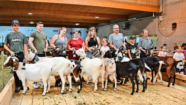 Einer der Höhepunkte des Tages: Die stolzen Züchter und Züchterinnen präsentierten die Rassensiegerinnen. 