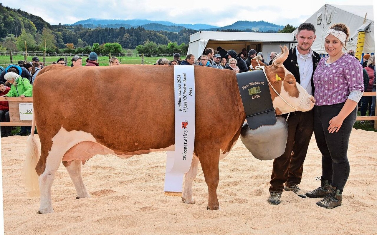 Miss an der Jubiläumsschau wurde die schöne Brisago Lili von der BG Baumann und Kilcher. 