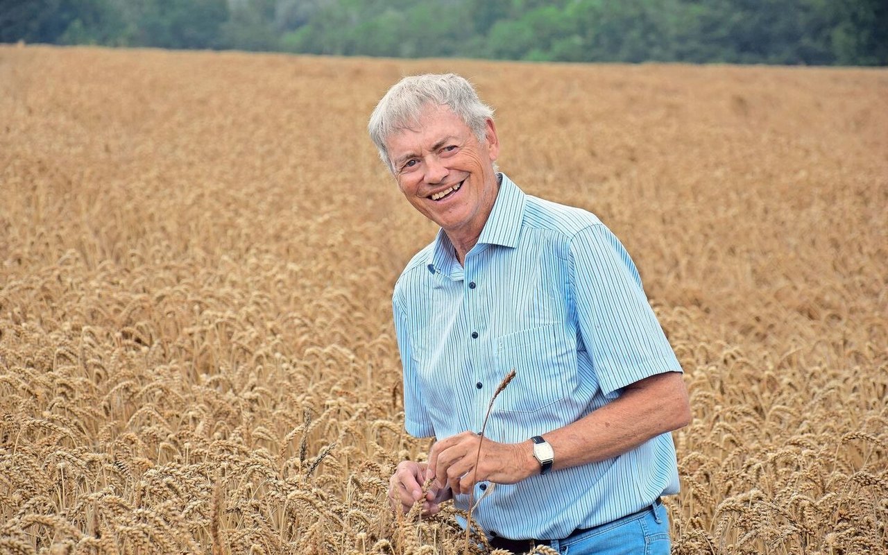 Heute beschäftigt sich Hans Winzeler mit der Entwicklung von Sortenmischungen für IP-Suisse. In der DDR war deren Anbau Standard.