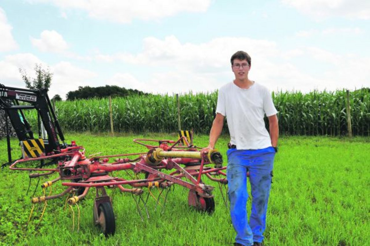 Ackerbau ist die Leidenschaft des 22-Jährigen. Langfristig möchte er die Landwirtschaftsfläche vergrössern.