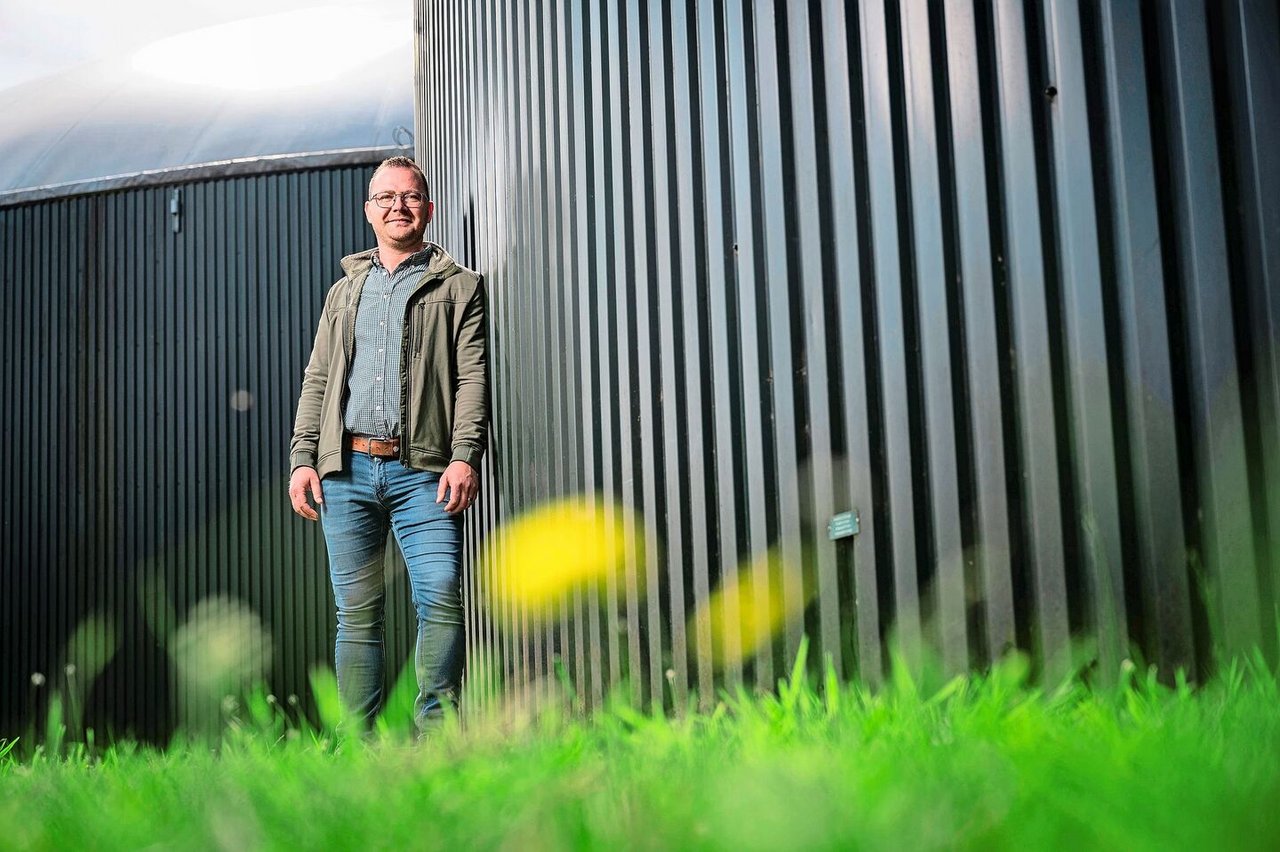 Christoph Terhorst vermarktet sein Biogas mit Markennamen.