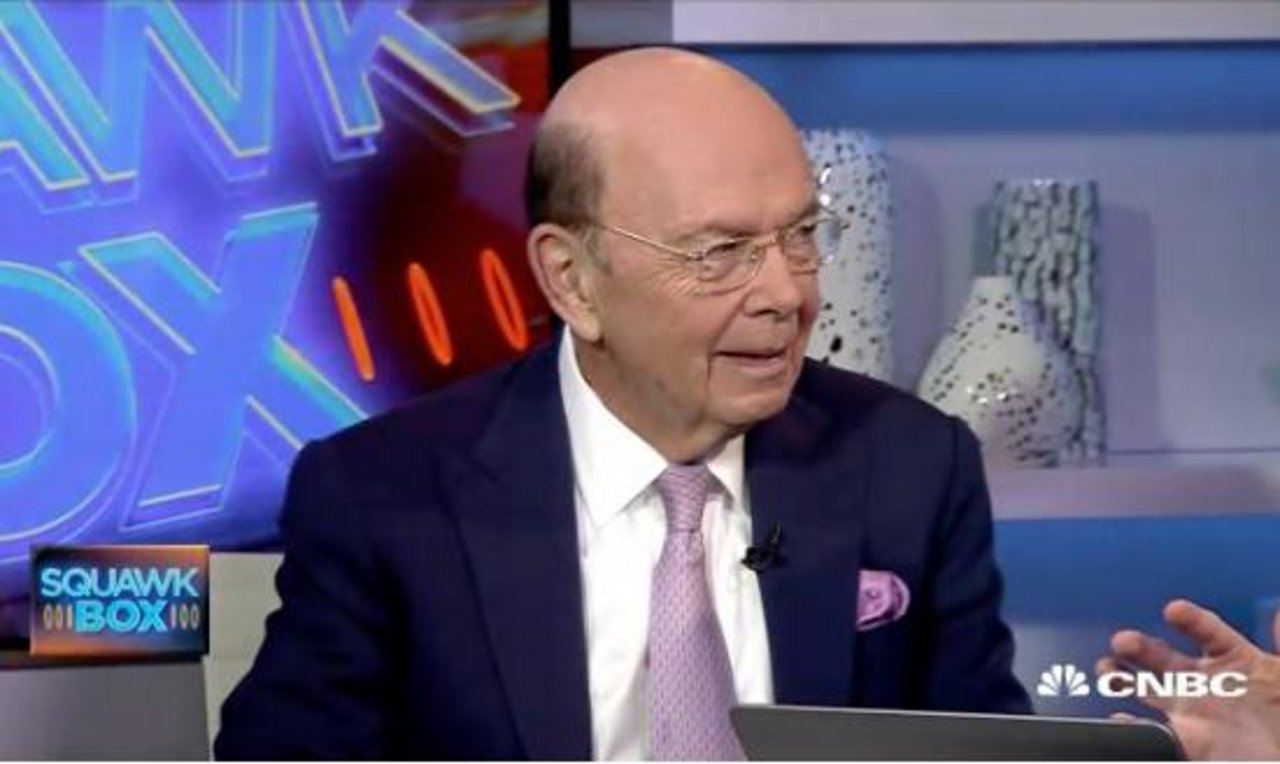 US-Handelsminister Wilbur Ross sagt gegenüber dem Sender CNBC, dass die USA wieder offen ist für TTIP-Verhandlungen. (Screenshot CNBC)